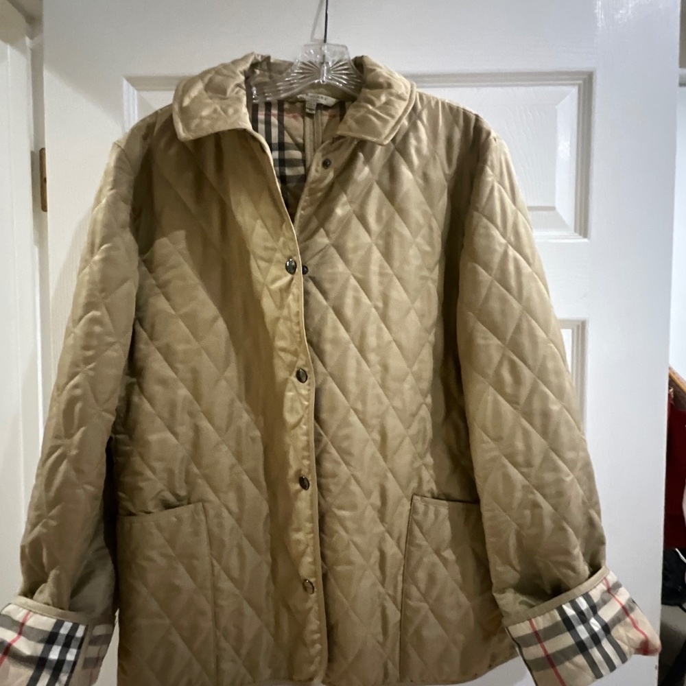 Burberry quilted jacket, XL